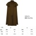 Medieval Hooded Gothic Cape Long Trench Coat Halloween Middle Eastern Church Wizard Death Cloak Robe Poncho