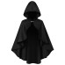 Renaissance Costume Hooded Cloak Adult Halloween Medieval Cape Cosplay Clothing