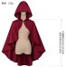 Renaissance Costume Hooded Cloak Adult Halloween Medieval Cape Cosplay Clothing