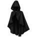 Renaissance Costume Hooded Cloak Adult Halloween Medieval Cape Cosplay Clothing