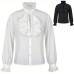Vampire Renaissance Victorian Steampunk Ruffled Medieval Halloween Costume