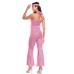 Halloween Cosplay Costume Hip-Hop Performance Outfit Masquerade Party Clothing Hippie Party Wear Retro Halloween Costume
