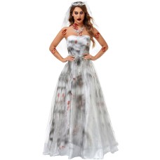 Ghost Bride Vampire Bride Costume Zombie Ghost Bride Halloween Costume Cosplay