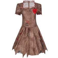 Halloween costume malicious doll ghost bride scarecrow ghoul bride