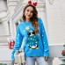 Round neck long sleeved sequin pullover animal Christmas outfit sweater