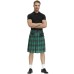 Men's Plaid Skirt M-XL, Scottish Festival Kilt, Checkered Pleated Skirt for Men, Stage Performance Half Skirt