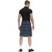 Men's Plaid Skirt M-XL, Scottish Festival Kilt, Checkered Pleated Skirt for Men, Stage Performance Half Skirt