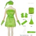 Christmas Green Haired Monster Costume COS