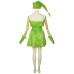 Christmas Green Haired Monster Costume COS
