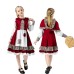 Children's and Adult Little Red Riding Hood, The Little Match Girl Costume, Drama Performance Clothing, Medieval Style Clothes