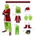 Christmas Costume Cosplay Clothes Grinch Santa Claus The Grinch Party Performance Costume