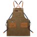 Hairstylist apron denim custom logo Hairstylist apron denim custom logo