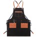Hairstylist apron denim custom logo Hairstylist apron denim custom logo