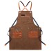 Hairstylist apron denim custom logo Hairstylist apron denim custom logo