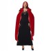 Gothic Style Black and Red Vampire Cape for Adults Halloween Costume Witch and Vampire Outfit