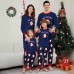 Christmas Santa Claus Snowflake Letter Print Family Matching Pajamas Sleepwear