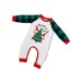Christmas Santa Claus Letter Christmas Tree Family Matching Printed Loungewear Pajamas