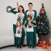 Christmas Santa Claus Letter Christmas Tree Family Matching Printed Loungewear Pajamas