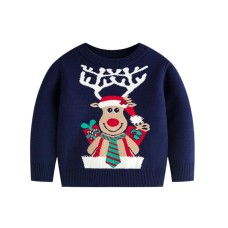 Children's cartoon Christmas baby base pullover sweater