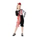 Halloween Costume Kids Pirate Outfit Circus Clown Costume Funny Comical Performance Wear