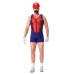 Halloween Men's Costume Funny Party Cartoon Anime Mario Outfit Pipe Man Costume Firefighter Suit