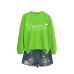 Fun Women's Teeth Christmas Round Neck Hoodie Undercover