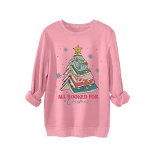 Thick and Warm Women's All Booked for Christmas Hoodie Thick and Warm Women's All Booked for Christmas Hoodie