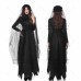 Halloween Black Devil Costume Christmas Witch Costume Vampire Cosplay Uniform Party Performance Dress Size Options