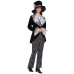 Circus Magician Cosplay Halloween Cartoon Costume Alice in Wonderland Mad Hatter Hat Man Costume Mad Hatter Outfit