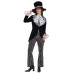 Circus Magician Cosplay Halloween Cartoon Costume Alice in Wonderland Mad Hatter Hat Man Costume Mad Hatter Outfit