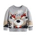 Christmas cartoon deer sweater baby base pullover knit sweater