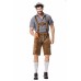 Bavarian Traditional Adult Men's Beer Festival Costume Party Outfit