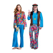 Country Singer Cosplay Hip-hop Style Ethnic Costume Couple Outfit