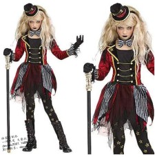 Children's Halloween Circus Revenge Thriller Costume Jester Outfit Masquerade Performance Costume