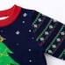 Christmas cartoon Santa Claus baby base pullover sweater