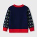 Christmas cartoon Santa Claus baby base pullover sweater