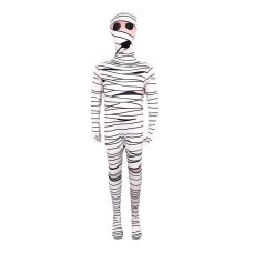 Halloween mummy cosplay costume with straps, terrifying and funny role-playing stage performance costumes
