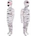 Halloween mummy cosplay costume with straps, terrifying and funny role-playing stage performance costumes