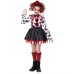 Children's and Adult Halloween Costume Women's Circus Haunting Horror Clown Costume for Masquerade Party Performance