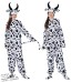 Halloween Party Performance Costume for Women, Cute Cow Animal Outfit, Adult Female Dancer Costume