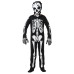 Children's New High-End Glow-in-the-Dark Horror Skull Skeleton Costume for Halloween Party Cosplay Clothing