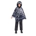 Children's Hooded Spider Cape Cute Design Halloween Costume Outfit for Boys and Girls Party Performance Wear