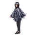 Children's Hooded Spider Cape Cute Design Halloween Costume Outfit for Boys and Girls Party Performance Wear