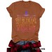 Printed short sleeved humorous witch Halloween