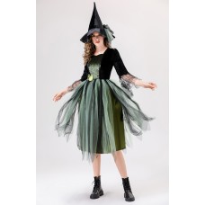 Family Halloween Party Costume Wizard of Oz Performance Clothing Witch Costume for Kids Family Halloween Party Costume Wizard of Oz Performance Clothing Witch Costume for Kids