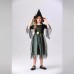 Family Halloween Party Costume Wizard of Oz Performance Clothing Witch Costume for Kids