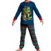 Christmas Family Matching Pajamas with Dinosaur Letter Print Home Wear
