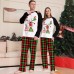 Christmas Deer Letter Print Family Pajama Set