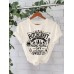 Bitchcraft Halloween Printed Round Neck Loose T-shirt