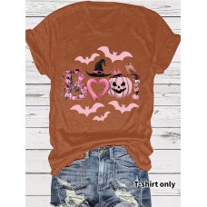 Printed short sleeved Halloween